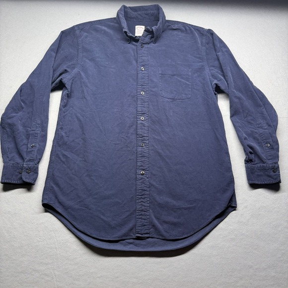 Brooks Brothers Other - Brooks Brothers Button Down Men's Medium Navy Blue Madison Fit Corduroy